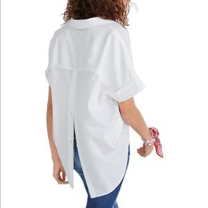 Madewell Courier button back shirt